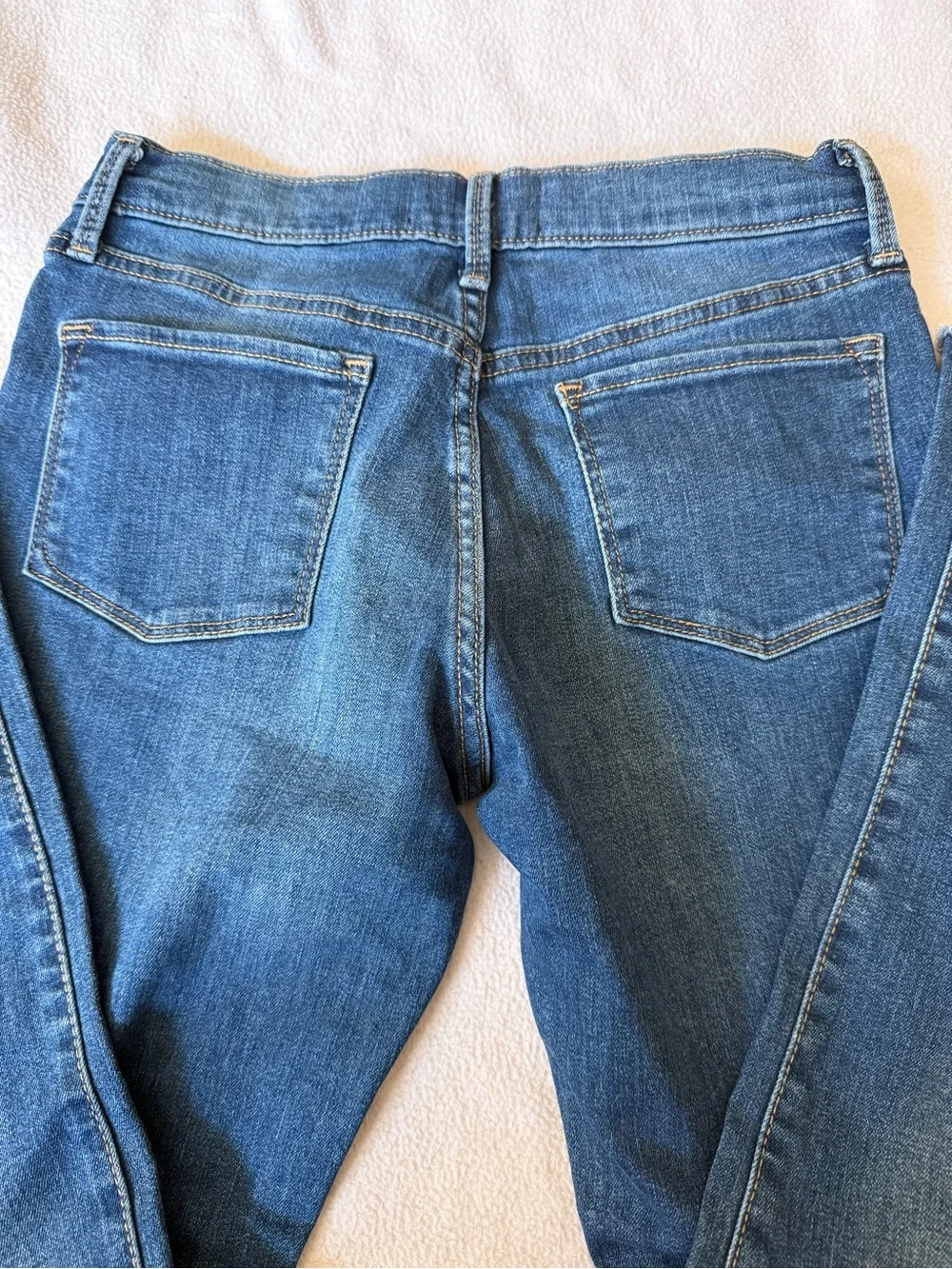 NWT- Girls Slim Jean cute raw hem size 12